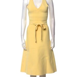 Scanlan Theodore Yellow Midi Sundress